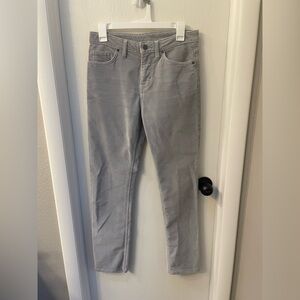 Patagonia women corduroy pants size 4 (27) worn wear gray